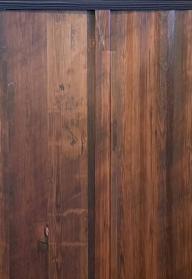 Primitive Pine printed metal panel sample