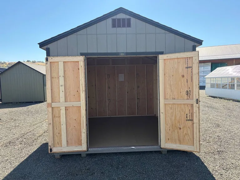 10x12 Utility Shed — with doors open