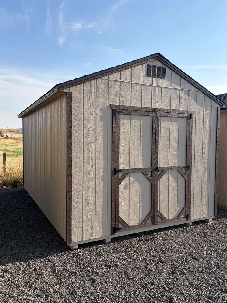 10x16 Utility Shed — exterior