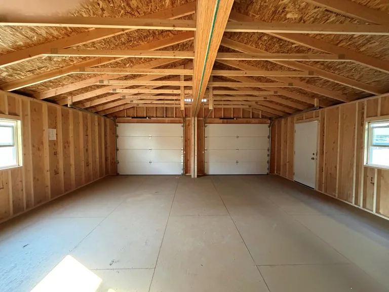 24x24 Garage — interior
