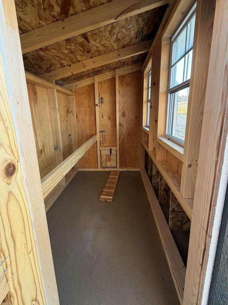 5x6 Chicken Coop — interior